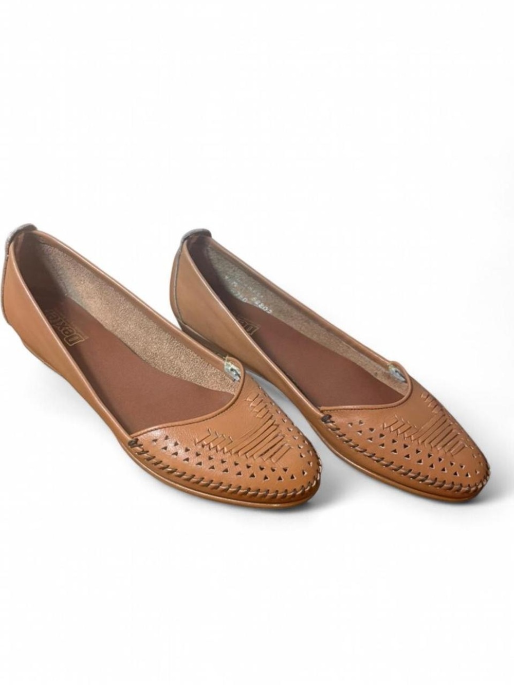 Dexter Tan Leather Huaraches Slip-On Loafers - Picture 4 of 6